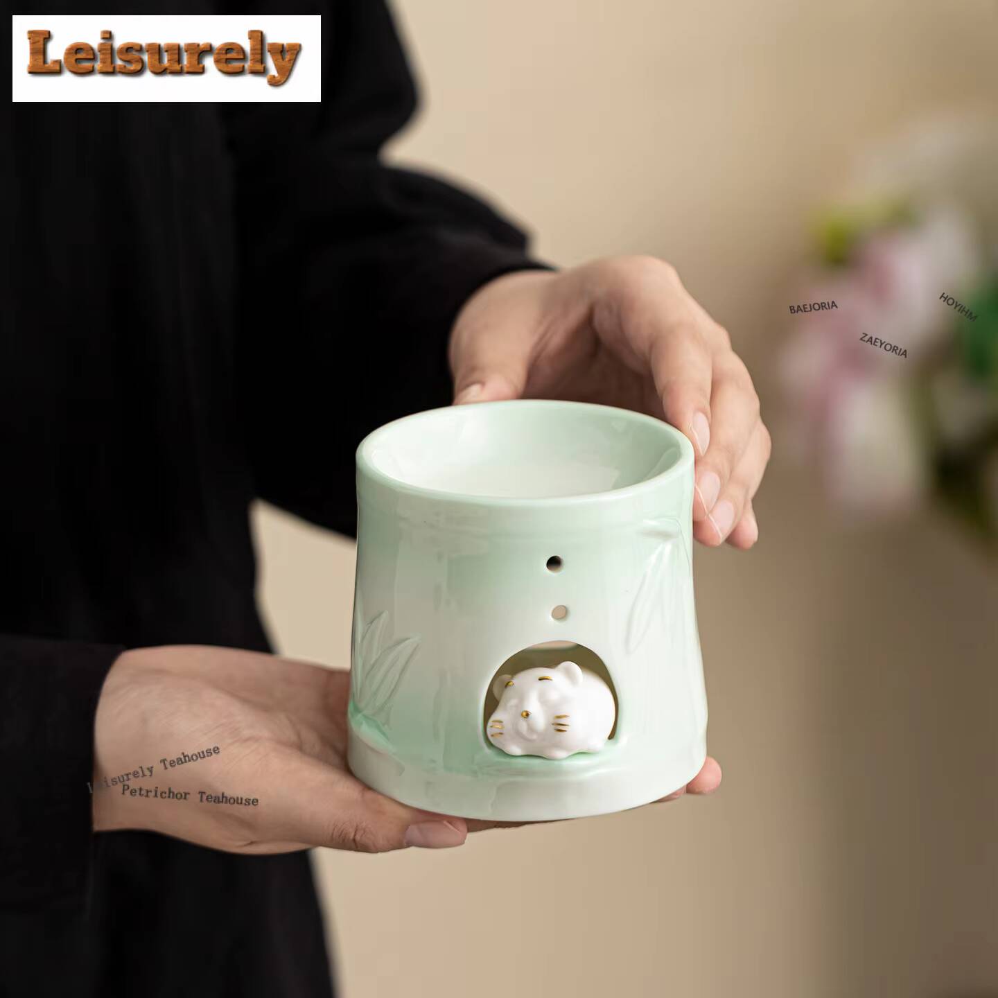 Zen Candle Supplies - Bamboo Rat Incense Holder Zen Garden